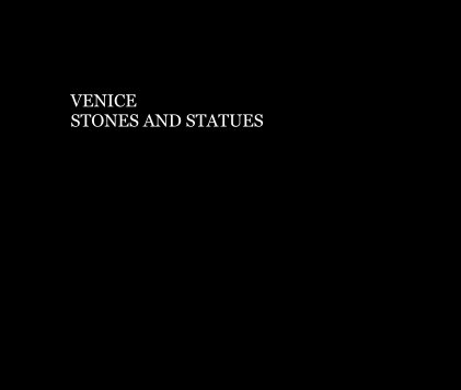 VENICE  STONES AND STATUES book cover