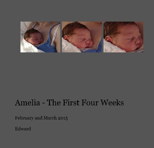 Ver Amelia - The First Four Weeks por Edward