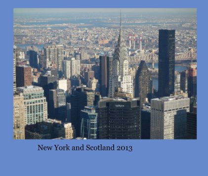 New York and Scotland 2013 book cover
