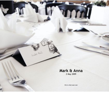 Mark & Anna 2 May 2009 book cover