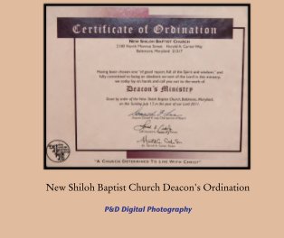 New Shiloh Baptist Church Deacon's Ordination book cover