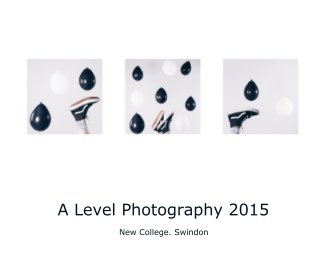 New College, Swindon A Level Photography 2015 book cover