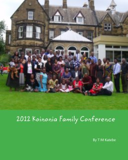 2012 Koinonia Family Conference book cover