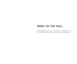 Mark on the Wall book cover