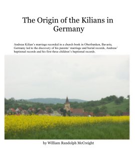 The Origin of the Kilians in Germany book cover