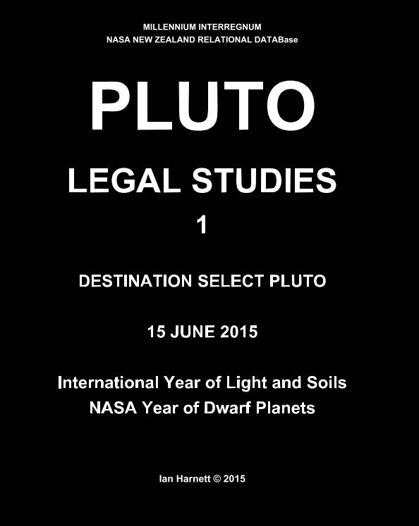 Pluto Legal Studies nach Ian Harnett, Annie Cameron anzeigen