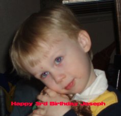 Happy 3rd Birthday Joseph book cover