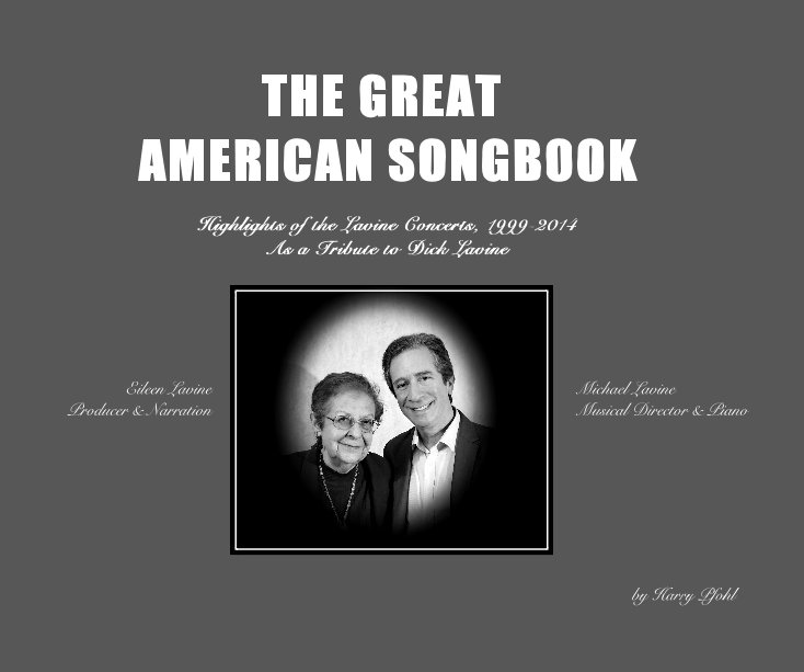 Ver THE GREAT AMERICAN SONGBOOK por Harry Pfohl