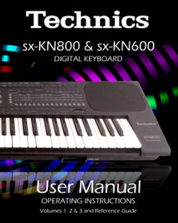 Technics KN800 & KN600 User Manual book cover