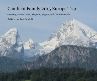 Cianfichi Family 2015 Europe Trip book cover
