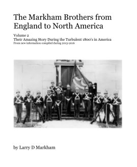 The Markham Brothers from England to North America book cover