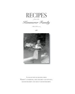 Kemmerer Family Cookbook book cover