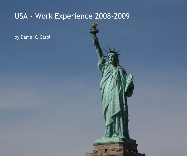 Visualizza USA - Work Experience 2008-2009 di Daniel and Carol