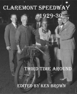 Claremont Speedway 1929-30 book cover