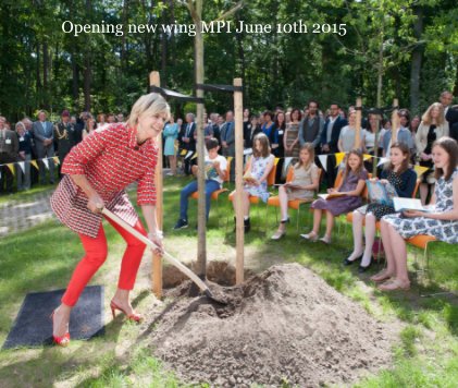 Opening new wing MPI June 10th 2015 book cover