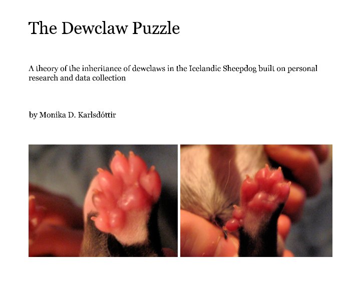 View The Dewclaw Puzzle by Monika D. Karlsdóttir