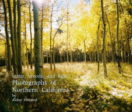water, woods, and light; Photographs of Northern California by Alden Olmsted book cover