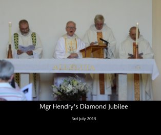 Mgr Hendry's Diamond Jubilee book cover