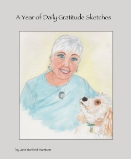 A Year of Daily Gratitude Sketches book cover