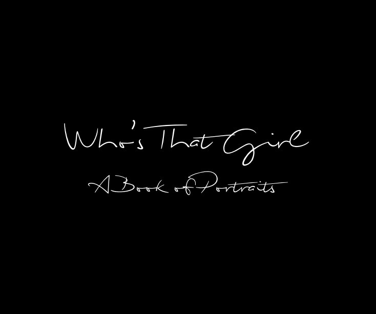 View Who's That Girl - A Book of Portraits by Sally Nicholls
