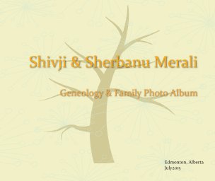Merali Family Tree book cover
