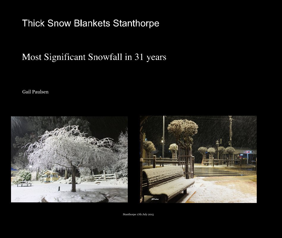 Ver Thick Snow Blankets Stanthorpe por Gail Paulsen