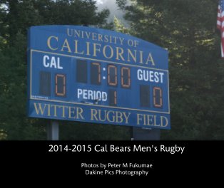 2014-2015 Cal Bears Men's Rugby book cover