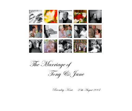 The Marriage of  
Tony & Jane book cover