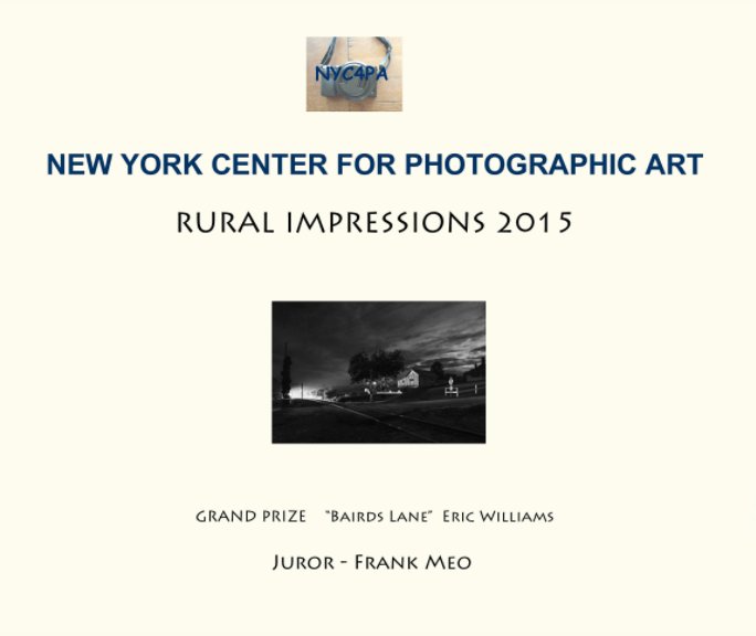 RURAL IMPRESSIONS 2015 nach New York Center for Photographic Art anzeigen