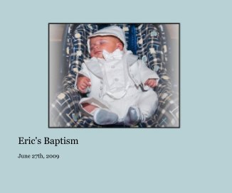 Eric's Baptism book cover