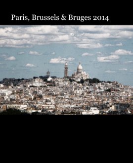 Paris, Brussels & Bruges 2014 book cover