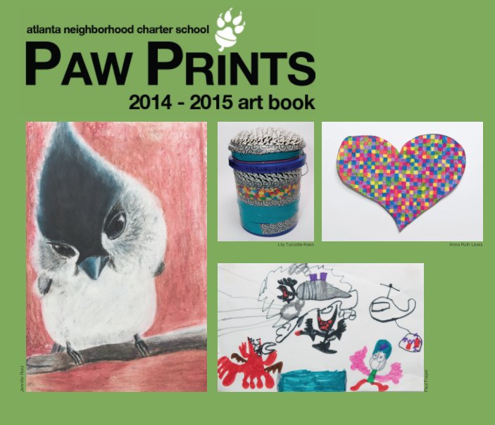 Ver ANCS 2014-2015 PAW PRINTS Art Book (Hardcover) por Ashley Miller