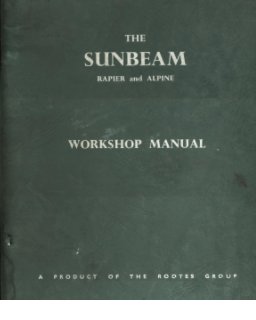Sunbeam Alpine Workshop Manual book cover
