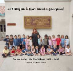 IZABELLA - Kindergarten - Mrs. Williams 2008/2009 book cover