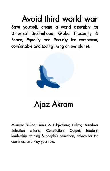 Ver Avoid third world war por Ajaz Akram