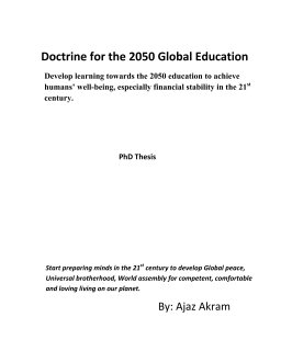 Doctrine for the 2050 Global Education book cover