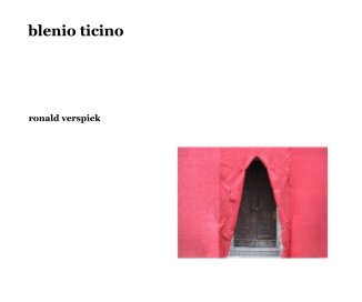 blenio ticino book cover