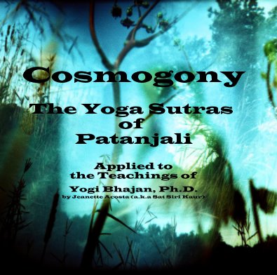 Cosmogony The Yoga Sutras of Patanjali book cover