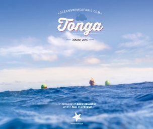 Tonga, an ocean swim safari, August 2015 book cover