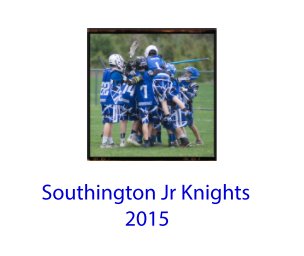 Southington Jr Knights 2015 book cover