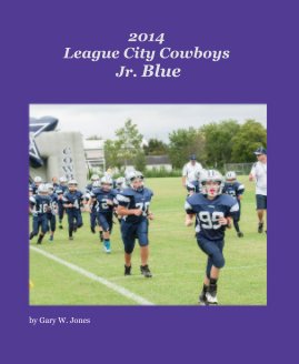 2014 League City Cowboys Jr. Blue book cover
