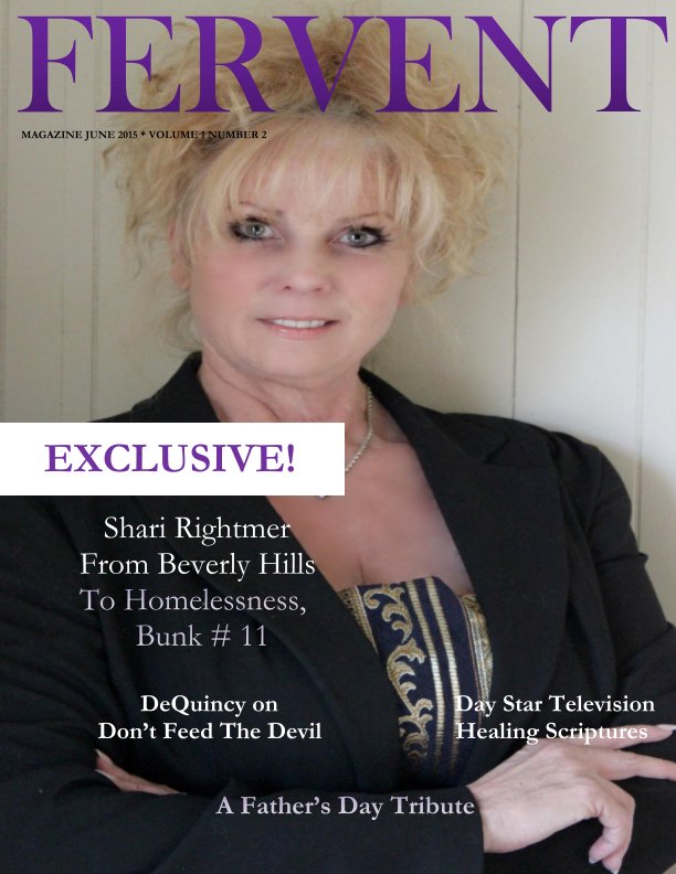 View Fervent Magazine June 2015 Edition by Equallia Malone