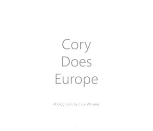 Cory Does Europe book cover