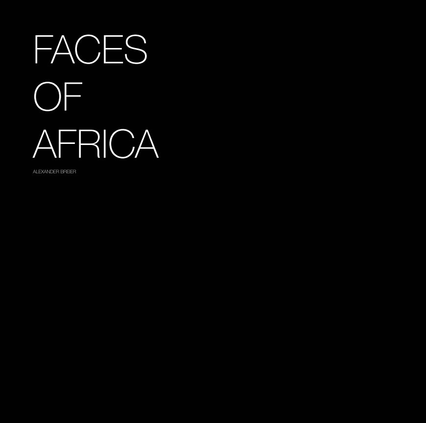 Bekijk Faces of Africa op Alexander Breier