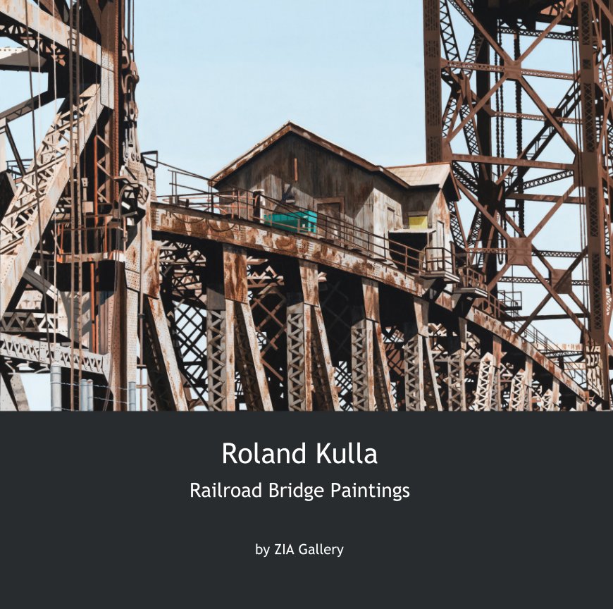 View Roland Kulla    Railroad Bridge Paintings by ZIA Gallery