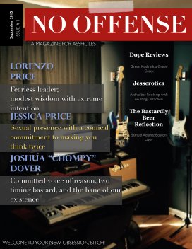 No Offense Magazine September 2015 book cover