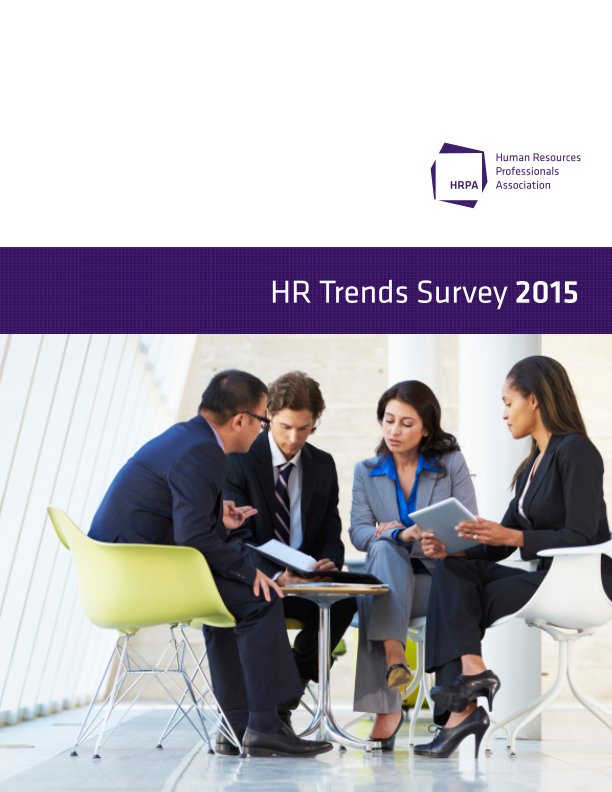 View 2015 HR Survey Trends Report by HRPA