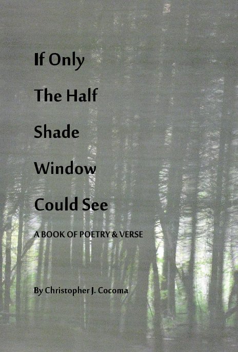 View If Only The Half Shade Window Could See A BOOK OF POETRY & VERSE By Christopher J. Cocoma by Christopher J. Cocoma