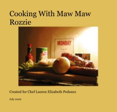 Cooking With Maw Maw Rozzie book cover