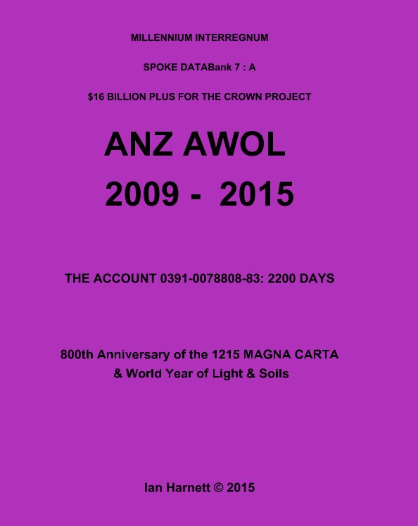 View anz  awol by Ian Harnett, Annie Cameron